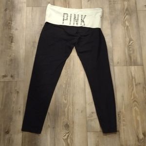 Pink yoga Victoria secret leggings